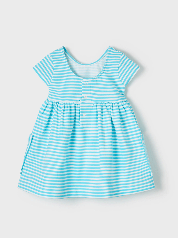 Vestido Cerezas Azul Mayoral 1937 Niña
