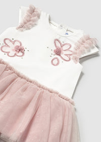 Vestido Combinado con Tul Mayoral 1904 Niña