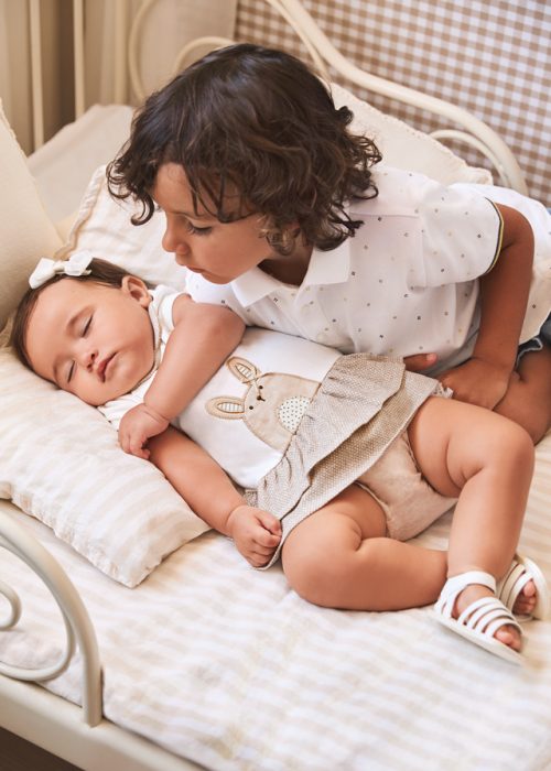 Vestido Beige Conejita Mayoral 1801 Niña