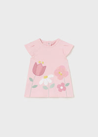 Vestido Blanco de Flores Mayoral 1811