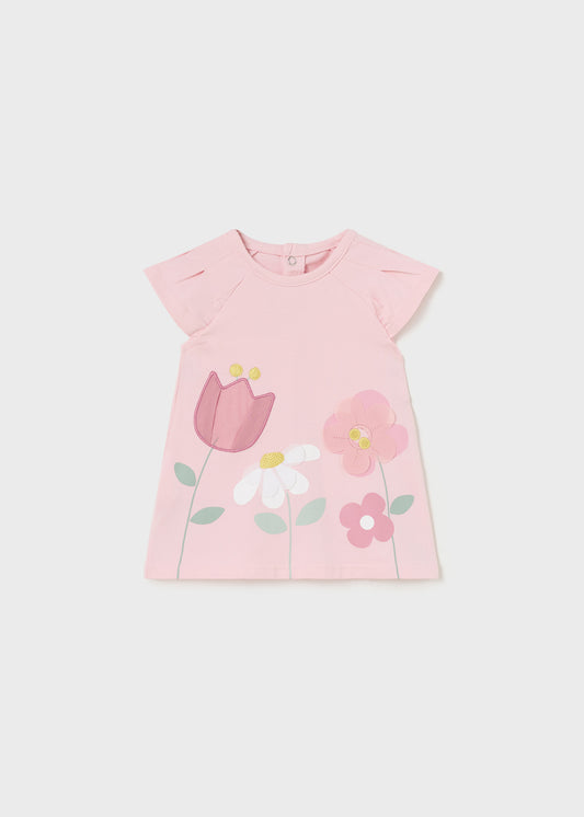 Vestido Blanco de Flores Mayoral 1811