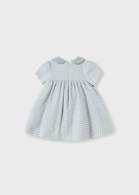 Vestido Pompón Celeste Cálido Mayoral 2864 Niña