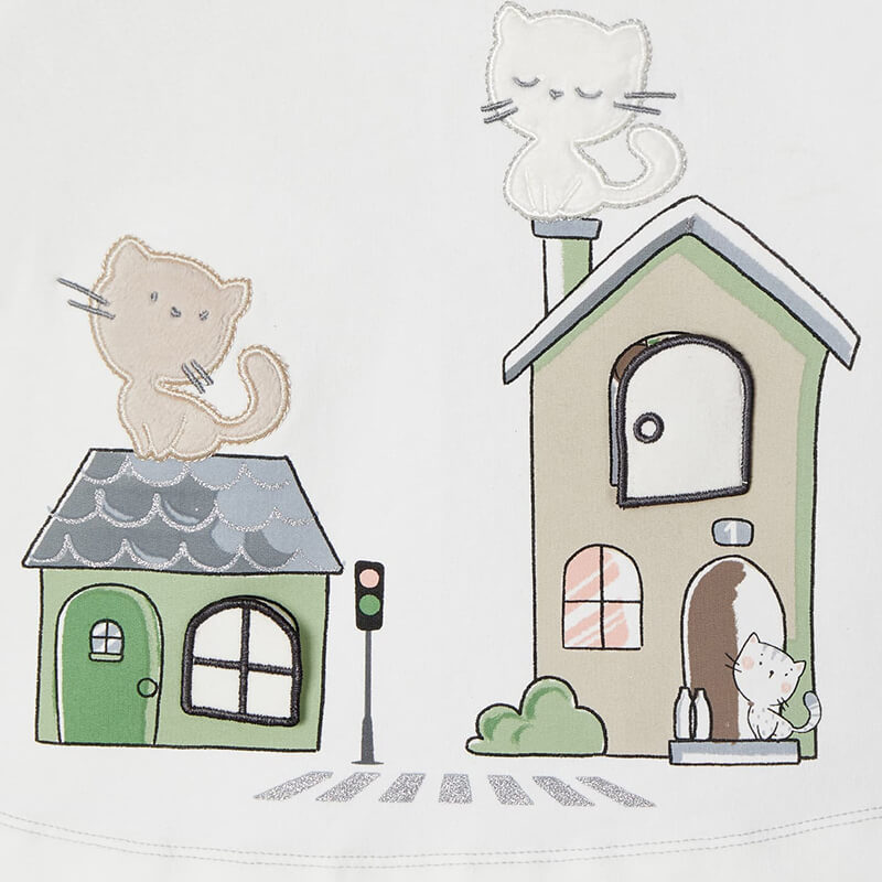 Vestido Tipo Batola Manga Larga Mayoral 2951 Niña