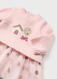 Vestido Tutú Manga Larga Cálido Mayoral 2865 Niña