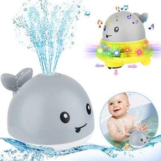 Bañera para Bebe con Cambiador Ballenitas Ebaby