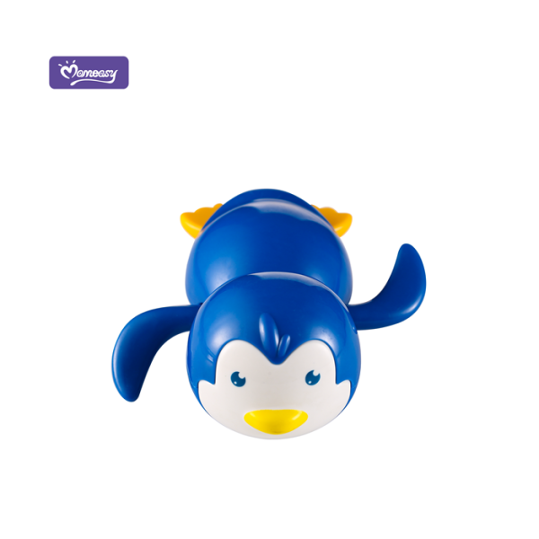 JUGUETE DE CUERDA PINGÜINO PARA LA DUCHA AZUL