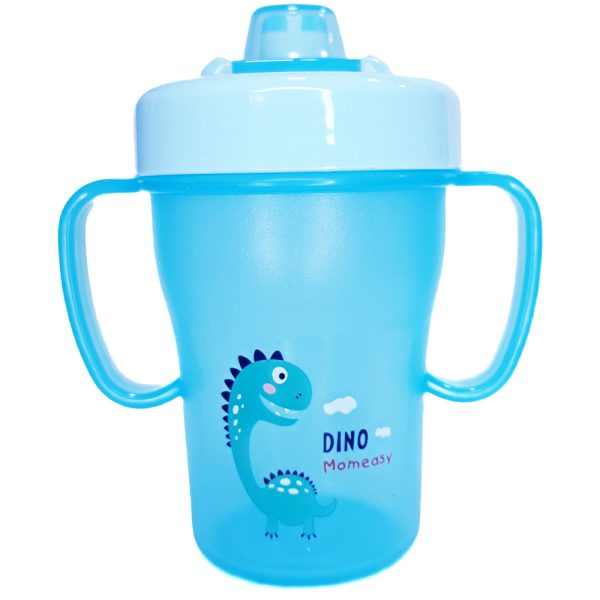 VASO ENTRENADOR PITILLO AGARRADERAS DINO CELESTE