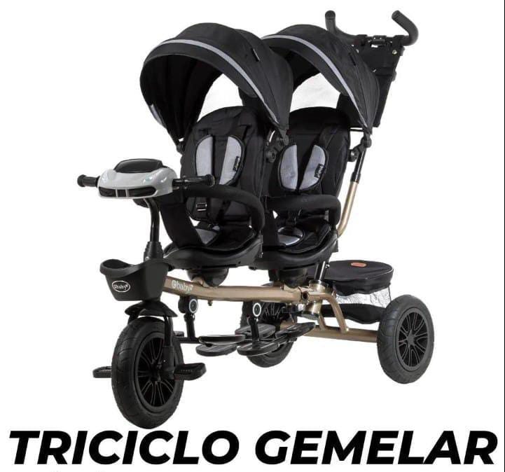 Triciclo discount bebe gemelar