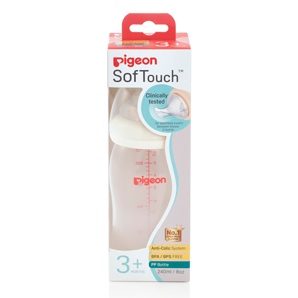 BIBERON PIGEON 240ml/8oz 3meses+